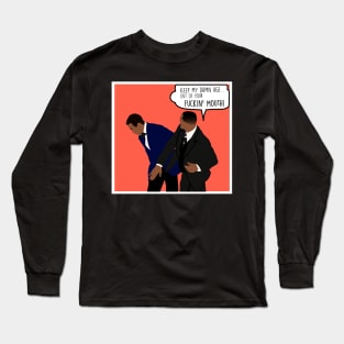 Funny Will Smith Slaps Chris rock Meme - Oscars 2022 Long Sleeve T-Shirt